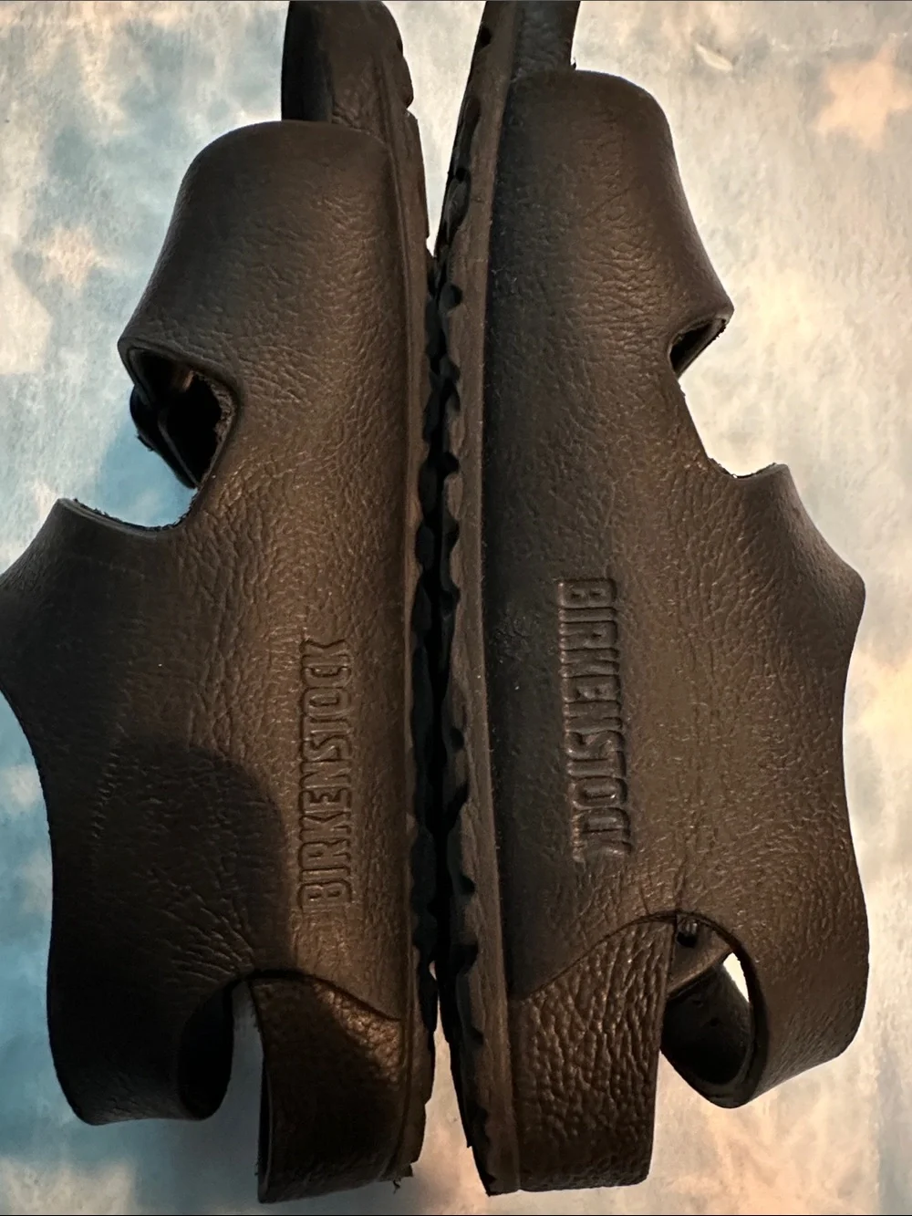 Birkenstock Toddler Size 26 Unisex Sandals Black Double Strap EVA